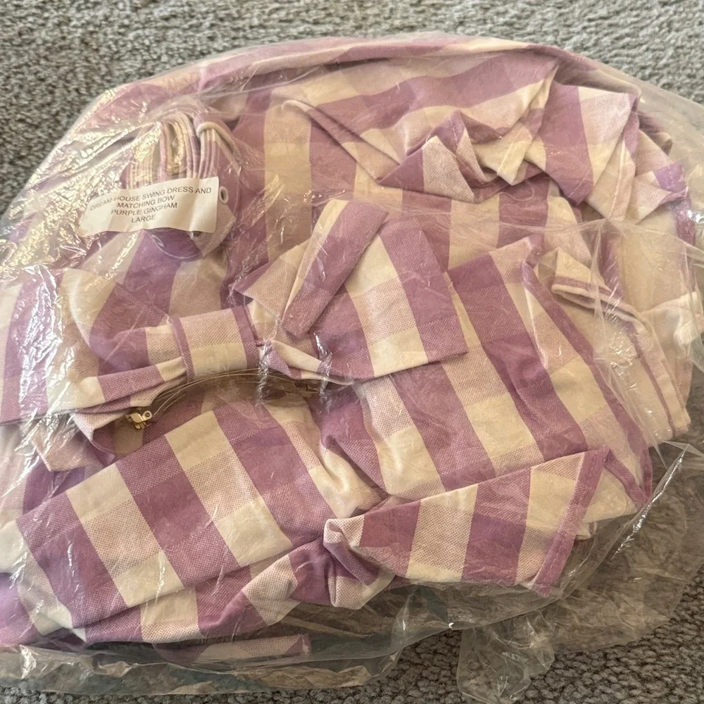 Large Vixen by Micheline Pitt Purple Dreamhouse Dress-New in Bag - Picture 2 of 4